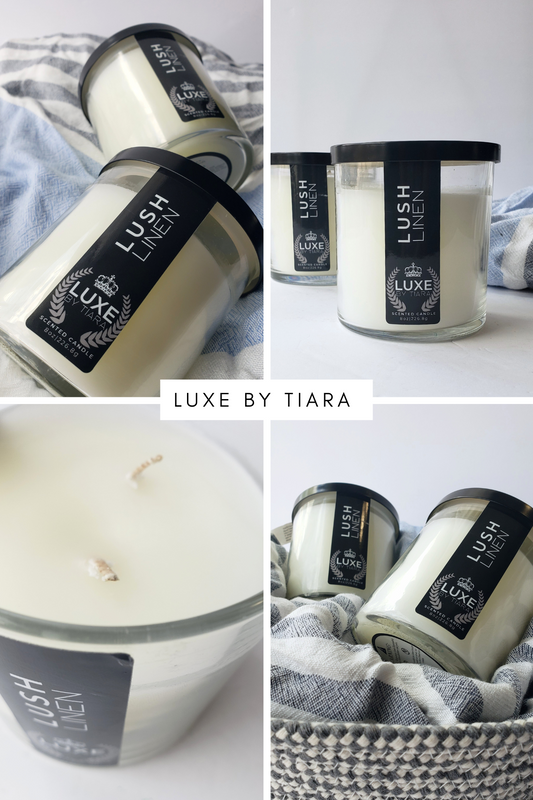 Lush Linen 8oz candle