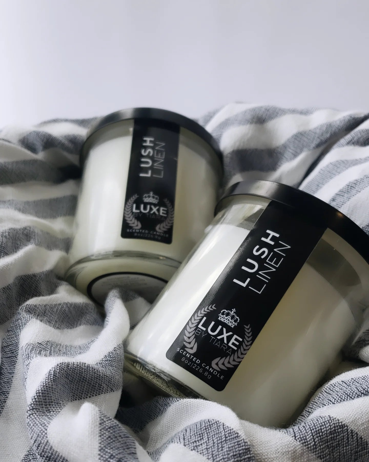 Lush Linen 8oz candle