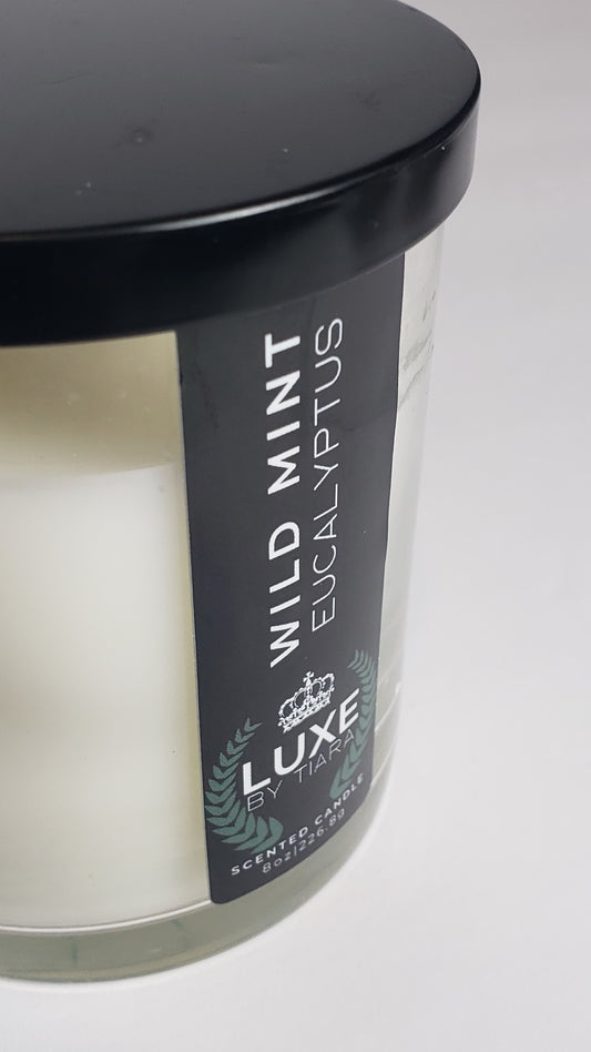 Wild Mint & Eucalyptus 8oz candle