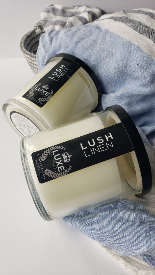 Lush Linen 8oz candle